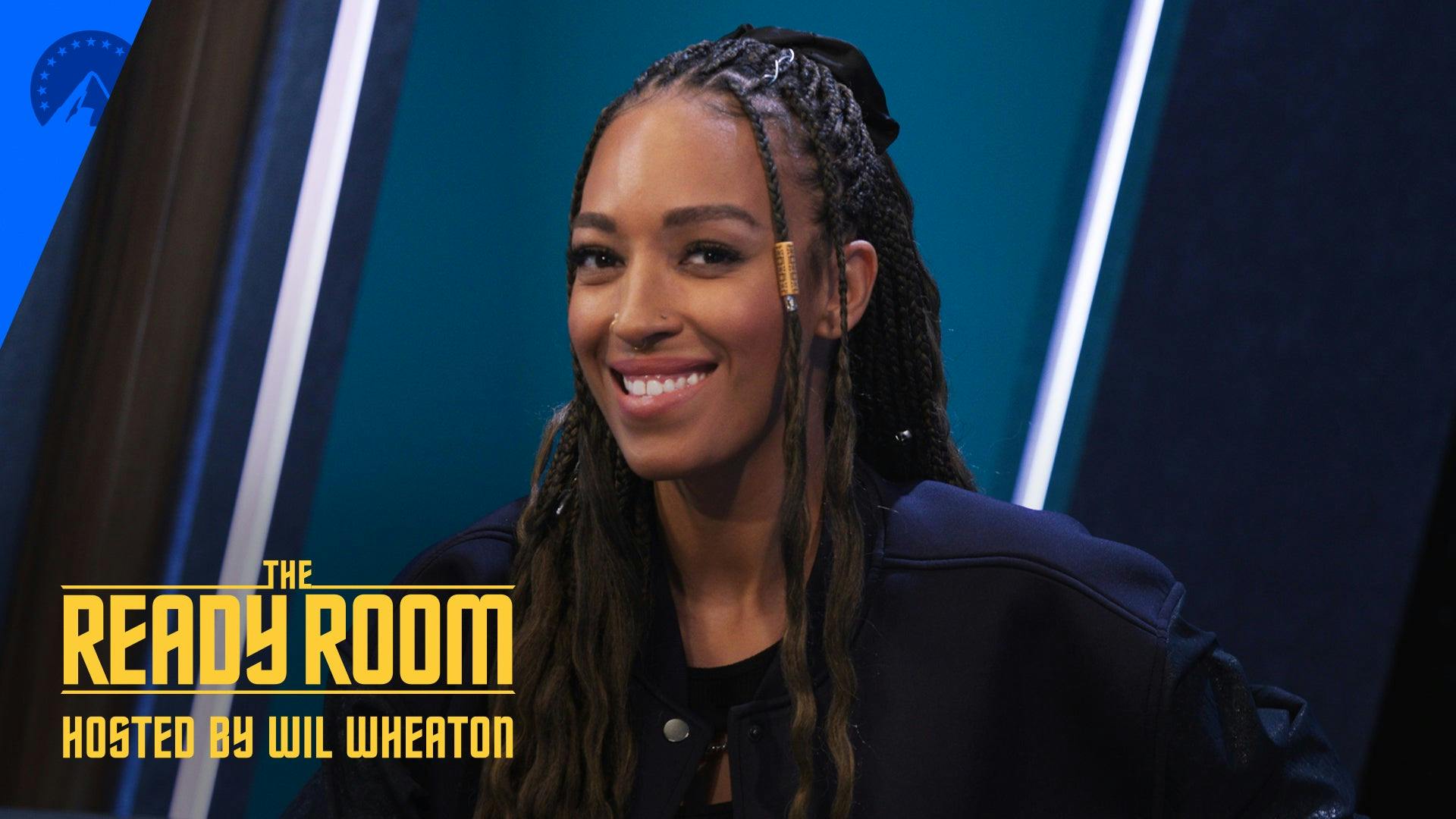 Still of Tawny Newsome on set of The Ready Room